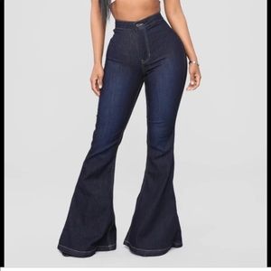 Fashion nova flare jeans